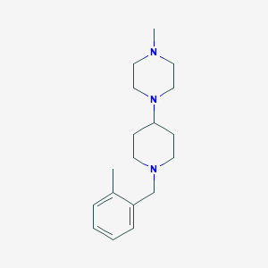 1-Methyl-4-[1-(2-methylbenzyl)piperidin-4-yl]piperazine