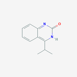 molecular formula C11H12N2O B2474560 4-异丙基喹唑啉-2(1H)-酮 CAS No. 107289-03-2