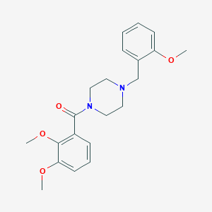 1-(2,3-Dimethoxybenzoyl)-4-(2-methoxybenzyl)piperazine