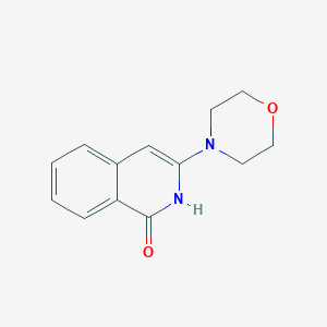 molecular formula C13H14N2O2 B2474590 3-(Morpholin-4-yl)-1,2-dihydroisoquinolin-1-one CAS No. 18630-98-3