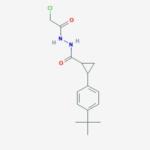 2-(4-Tert-butylphenyl)-N'-(2-chloroacetyl)cyclopropane-1-carbohydrazide
