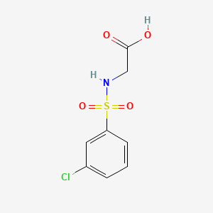 ((3-Chlorophenyl)sulfonyl)glycine