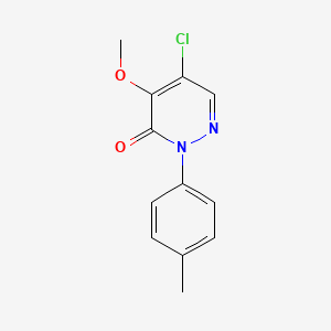 5-chloro-4-methoxy-2-(4-methylphenyl)-3(2H)-pyridazinone