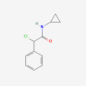 molecular formula C11H12ClNO B2474684 2-氯-N-环丙基-2-苯乙酰胺 CAS No. 401582-22-7