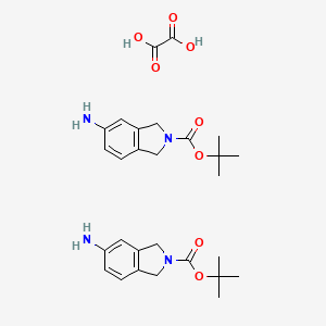 tert-Butyl 5-aminoisoindoline-2-carboxylate oxalate(2:1)