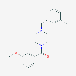 molecular formula C20H24N2O2 B247471 1-(3-Methoxybenzoyl)-4-(3-methylbenzyl)piperazine 