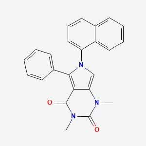 1,3-dimethyl-6-(naphthalen-1-yl)-5-phenyl-1H-pyrrolo[3,4-d]pyrimidine-2,4(3H,6H)-dione
