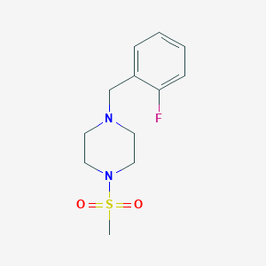 1-(2-Fluoro-benzyl)-4-methanesulfonyl-piperazine