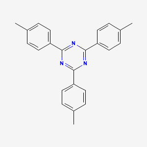 molecular formula C24H21N3 B2474770 2,4,6-三(4-甲苯基)-1,3,5-三嗪 CAS No. 6726-45-0
