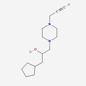 1-Cyclopentyl-3-[4-(prop-2-yn-1-yl)piperazin-1-yl]propan-2-ol