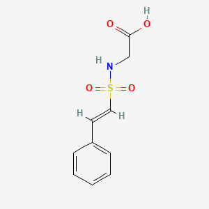 (2-Phenyl-ethenesulfonylamino)-acetic acid