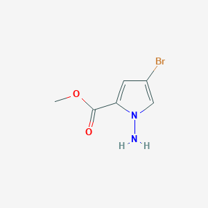 Methyl 1-amino-4-bromo-1H-pyrrole-2-carboxylate