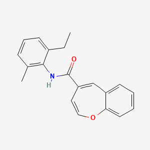 N-(2-ethyl-6-methylphenyl)-1-benzoxepine-4-carboxamide
