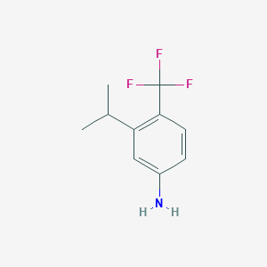 molecular formula C10H12F3N B2474840 3-异丙基-4-(三氟甲基)苯胺 CAS No. 1369882-03-0