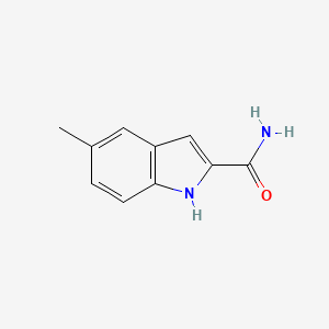 molecular formula C10H10N2O B2474845 5-甲基-1H-吲哚-2-甲酰胺 CAS No. 893730-03-5