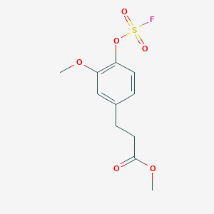 Methyl 3-(4-fluorosulfonyloxy-3-methoxyphenyl)propanoate