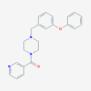 1-(3-Phenoxybenzyl)-4-(3-pyridinylcarbonyl)piperazine