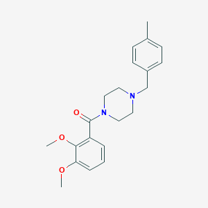 1-(2,3-Dimethoxybenzoyl)-4-(4-methylbenzyl)piperazine