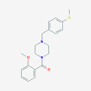 1-(2-Methoxybenzoyl)-4-[4-(methylsulfanyl)benzyl]piperazine