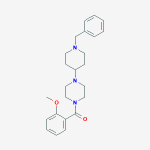 1-(1-Benzyl-4-piperidinyl)-4-(2-methoxybenzoyl)piperazine
