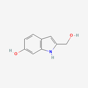 molecular formula C9H9NO2 B2475043 2-(Hydroxymethyl)-1H-indol-6-OL CAS No. 1891097-96-3