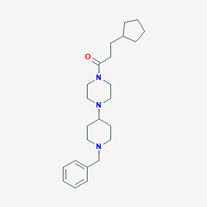1-[4-(1-Benzylpiperidin-4-yl)piperazin-1-yl]-3-cyclopentylpropan-1-one