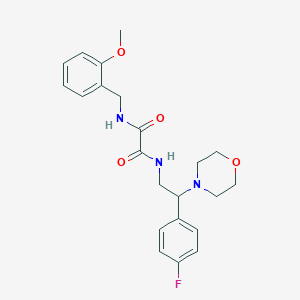 N1-(2-(4-fluorophenyl)-2-morpholinoethyl)-N2-(2-methoxybenzyl)oxalamide