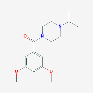 molecular formula C16H24N2O3 B247510 1-(3,5-Dimethoxybenzoyl)-4-isopropylpiperazine 