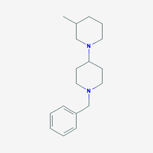 molecular formula C18H28N2 B247511 1-Benzyl-3'-methyl-4,1'-bipiperidine 