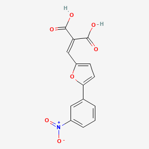 2-((5-(3-Nitrophenyl)furan-2-yl)methylene)malonic acid