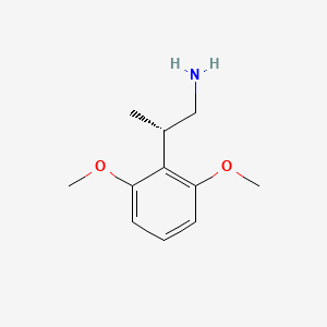 molecular formula C11H17NO2 B2475128 (2S)-2-(2,6-Dimethoxyphenyl)propan-1-amine CAS No. 2248201-04-7