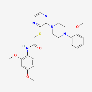 molecular formula C25H29N5O4S B2475130 N-(2-methoxyethyl)-2-[6-(5-methyl-1,3,4-oxadiazol-2-yl)-1H-indol-1-yl]acetamide CAS No. 1116038-19-7