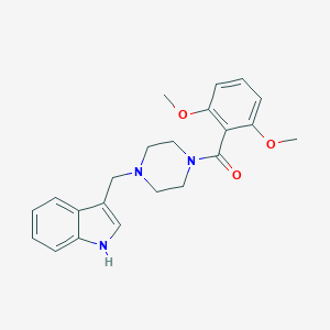 3-{[4-(2,6-dimethoxybenzoyl)-1-piperazinyl]methyl}-1H-indole