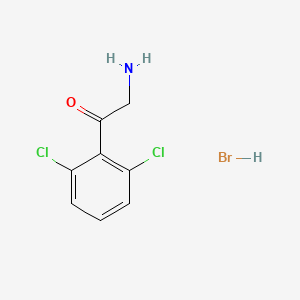 2-Amino-1-(2,6-dichlorophenyl)ethan-1-one hydrobromide