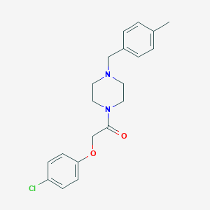 1-[(4-Chlorophenoxy)acetyl]-4-(4-methylbenzyl)piperazine
