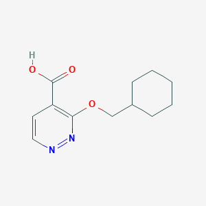3-(Cyclohexylmethoxy)pyridazine-4-carboxylic acid
