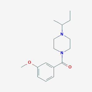 molecular formula C16H24N2O2 B247530 1-Sec-butyl-4-(3-methoxybenzoyl)piperazine 