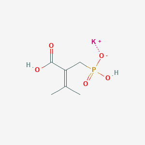 Potassium hydrogen [2-carboxy-2-(propan-2-ylidene)ethyl]phosphonate