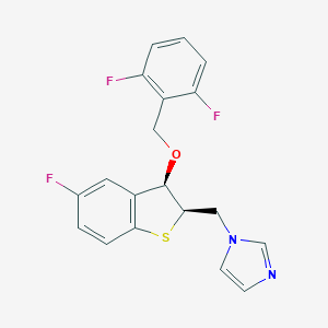 molecular formula C19H15F3N2OS B024754 Cisconazole CAS No. 104456-79-3