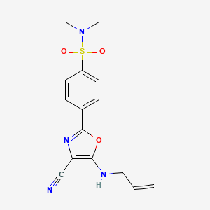 4-(5-(allylamino)-4-cyanooxazol-2-yl)-N,N-dimethylbenzenesulfonamide