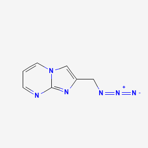 molecular formula C7H6N6 B2475408 2-(Azidomethyl)imidazo[1,2-a]pyrimidine CAS No. 301192-96-1