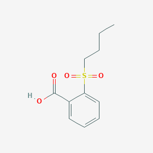 molecular formula C11H14O4S B2475426 2-(Butylsulfonyl)benzoic acid CAS No. 57076-15-0