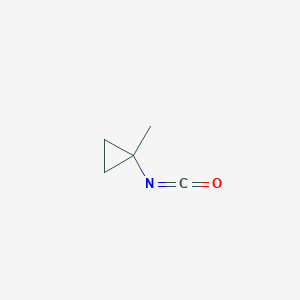 molecular formula C5H7NO B2475462 1-Isocyanato-1-methylcyclopropane CAS No. 102121-96-0