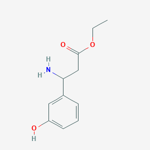 molecular formula C11H15NO3 B2475475 Ethyl 3-amino-3-(3-hydroxyphenyl)propanoate CAS No. 309735-43-1