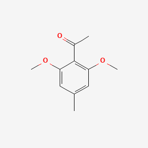 molecular formula C11H14O3 B2475488 1-Acetyl-4-methyl-2,6-dimethoxy-benzol CAS No. 31405-67-1