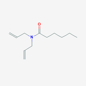 molecular formula C12H21NO B2475507 N,N-bis(prop-2-enyl)hexanamide CAS No. 31335-86-1