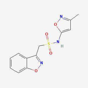 1-(benzo[d]isoxazol-3-yl)-N-(3-methylisoxazol-5-yl)methanesulfonamide