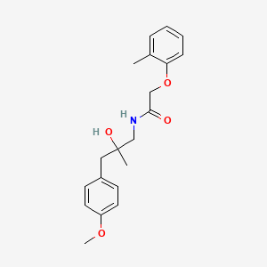 N-(2-hydroxy-3-(4-methoxyphenyl)-2-methylpropyl)-2-(o-tolyloxy)acetamide