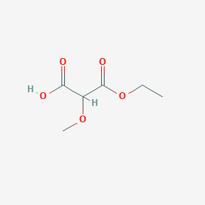molecular formula C6H10O5 B2475557 Propanedioic acid, 2-methoxy-, 1-ethyl ester CAS No. 113137-31-8