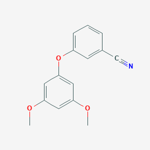 molecular formula C15H13NO3 B2475584 3-(3,5-二甲氧基苯氧基)苯甲腈 CAS No. 1975139-83-3